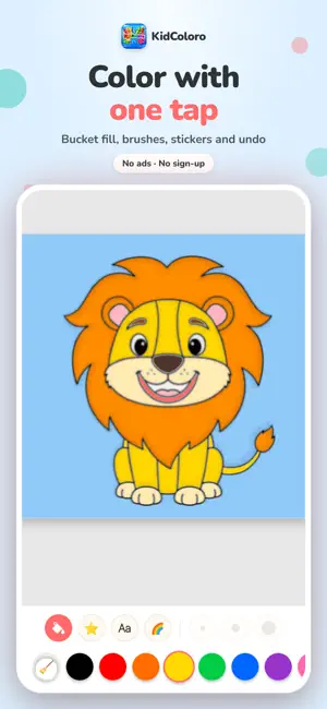 KidColoro: Kids Coloring Book screenshot 1