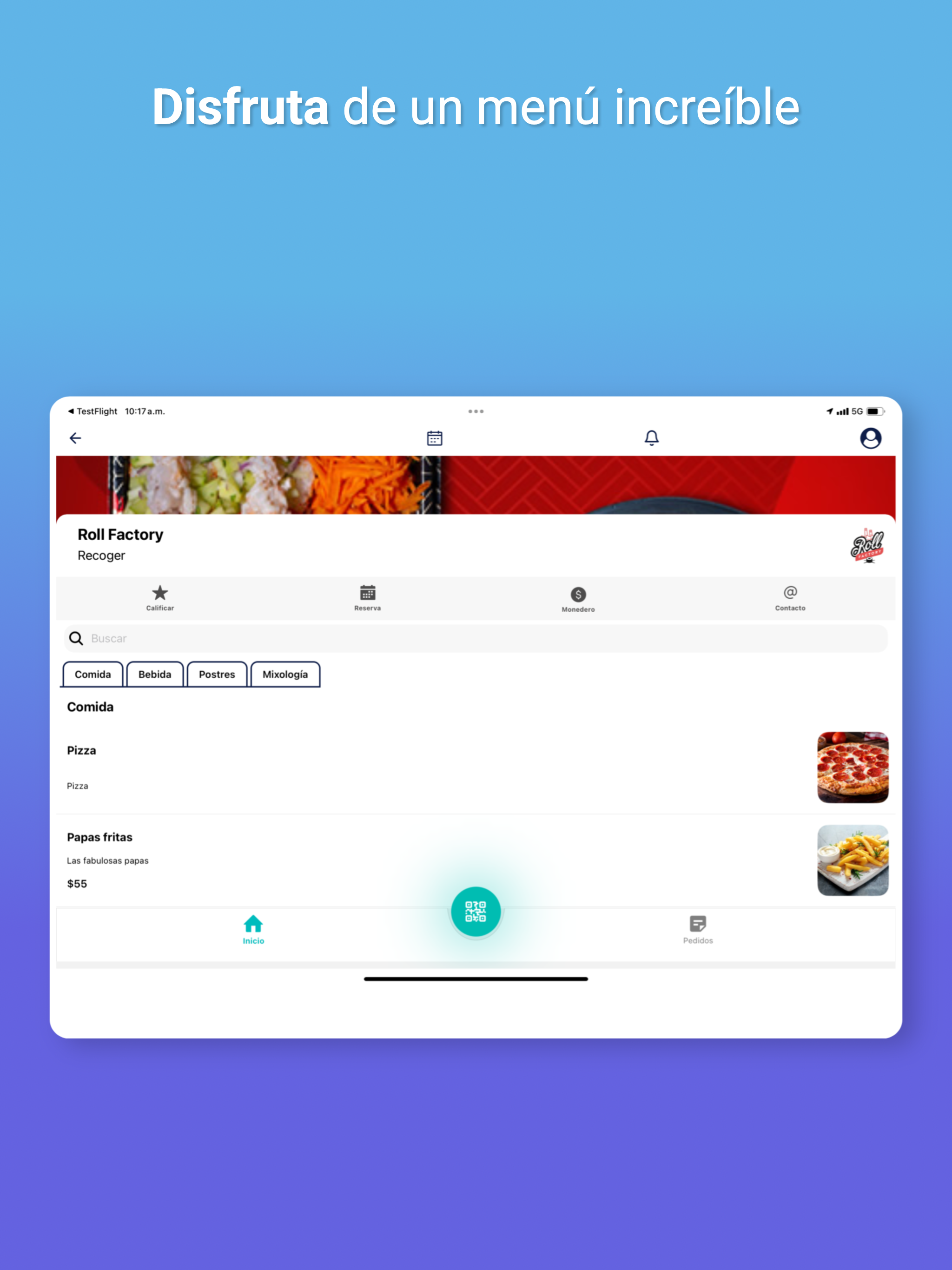 Ruf: Explora, pide y recoge