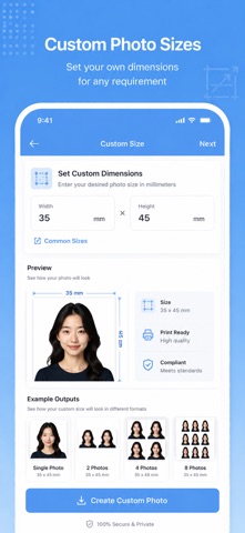 Print Photos Maker - PerfectID iPhone screenshot