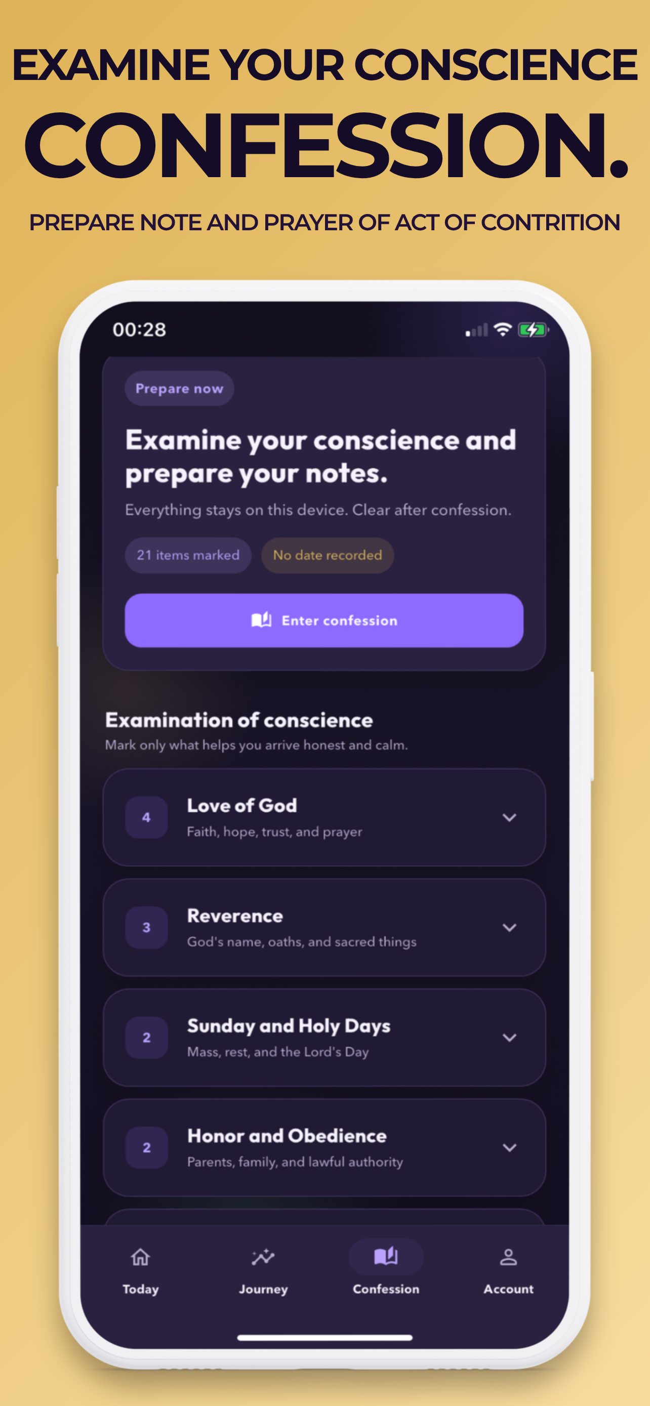 Sacred Habit: Catholic Tracker screenshot 6