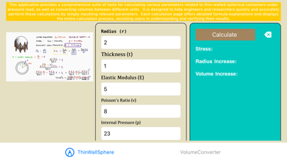 Screenshot #2 pour ThinWallSphereHelper