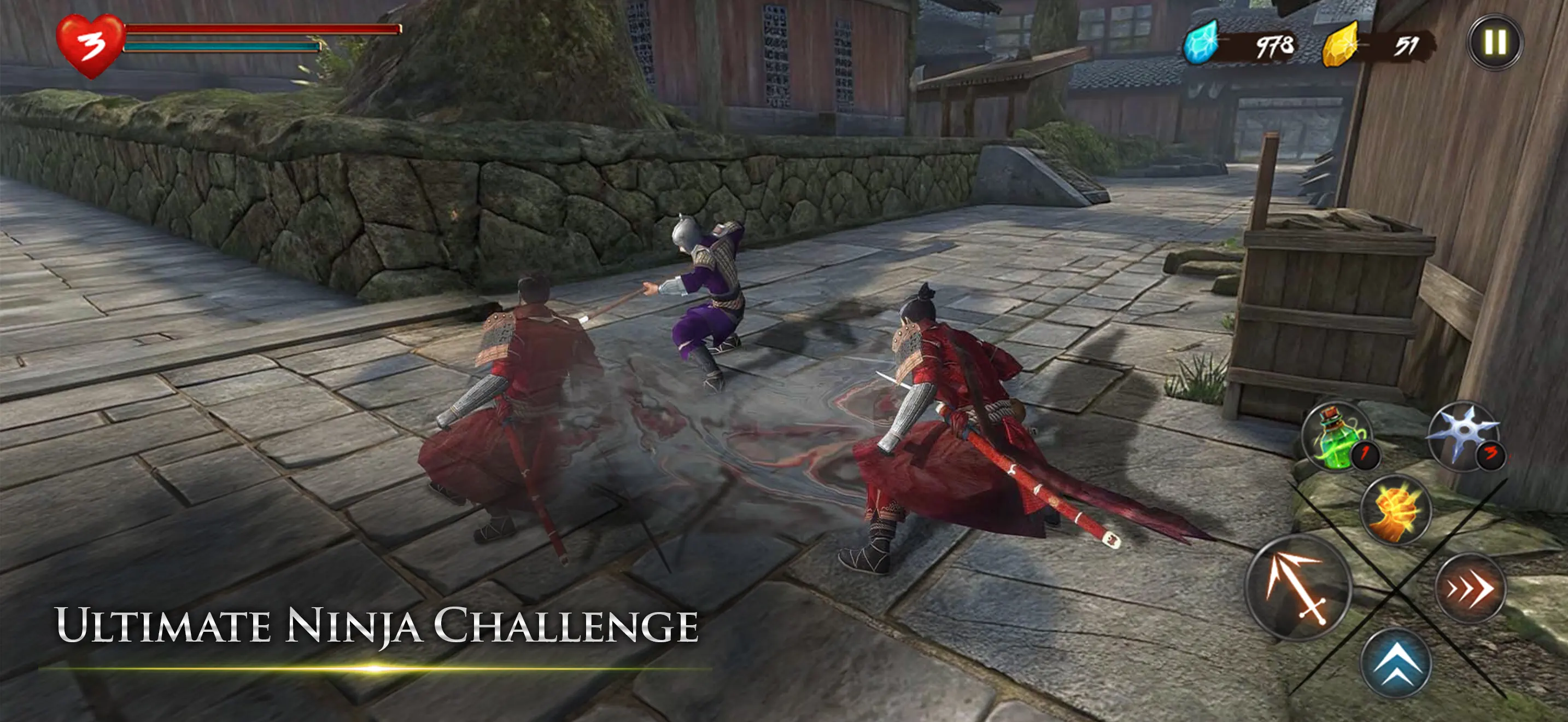 #6. Takashi - Ninja Samurai Game (iOS) Ved: Horizon Games