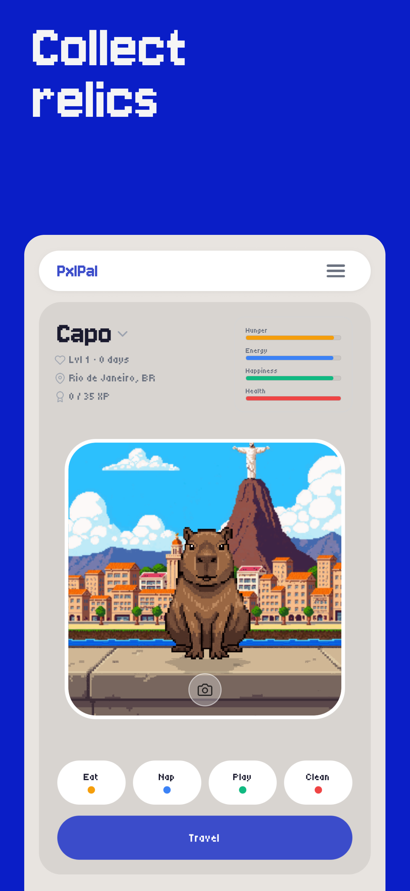 PxlPal: Virtual Pet Travel screenshot 3