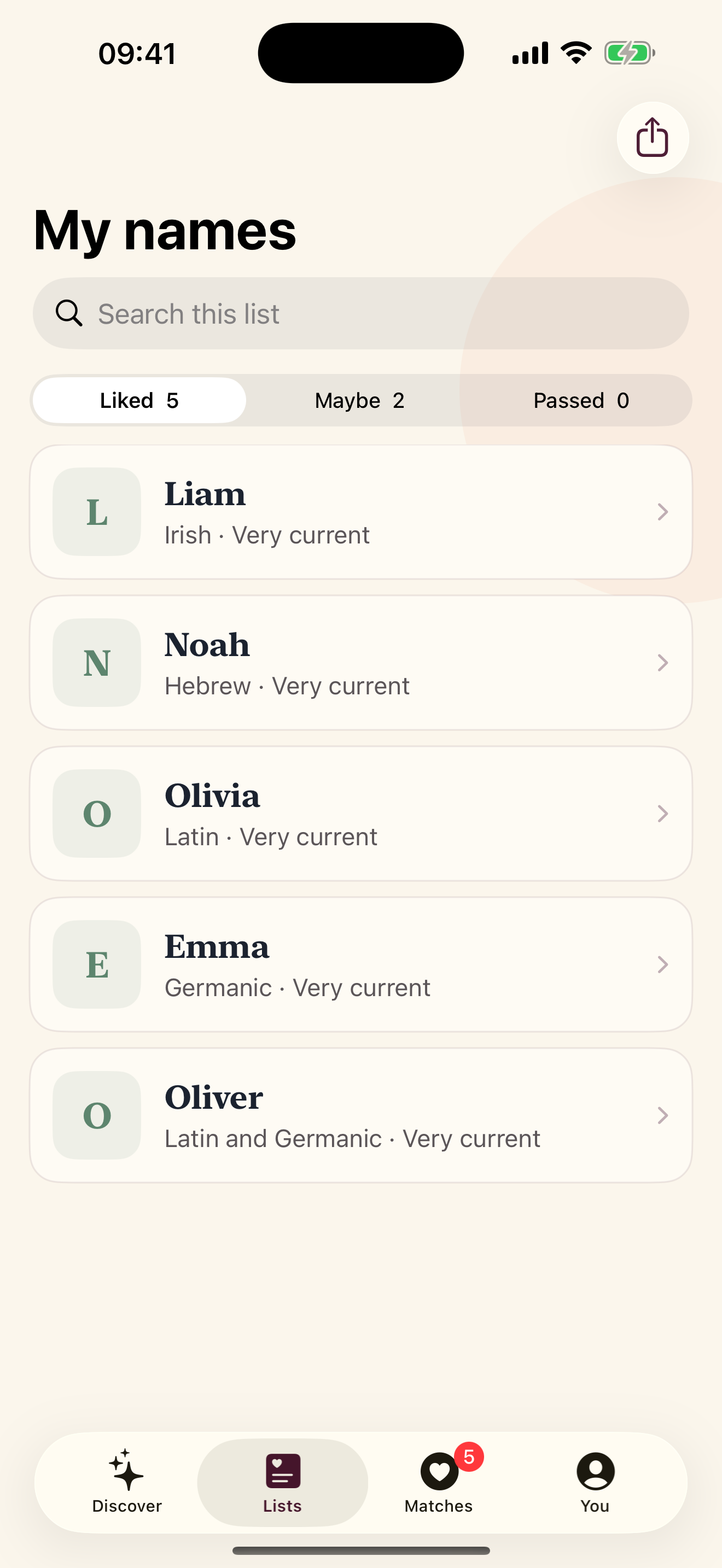 Nominao - Baby Names Together screenshot 5