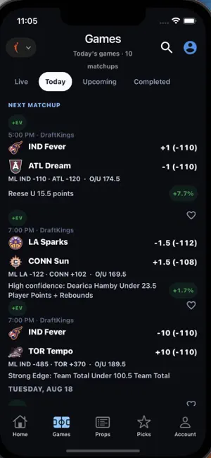 OddsIQ | Win More Bets screenshot 1