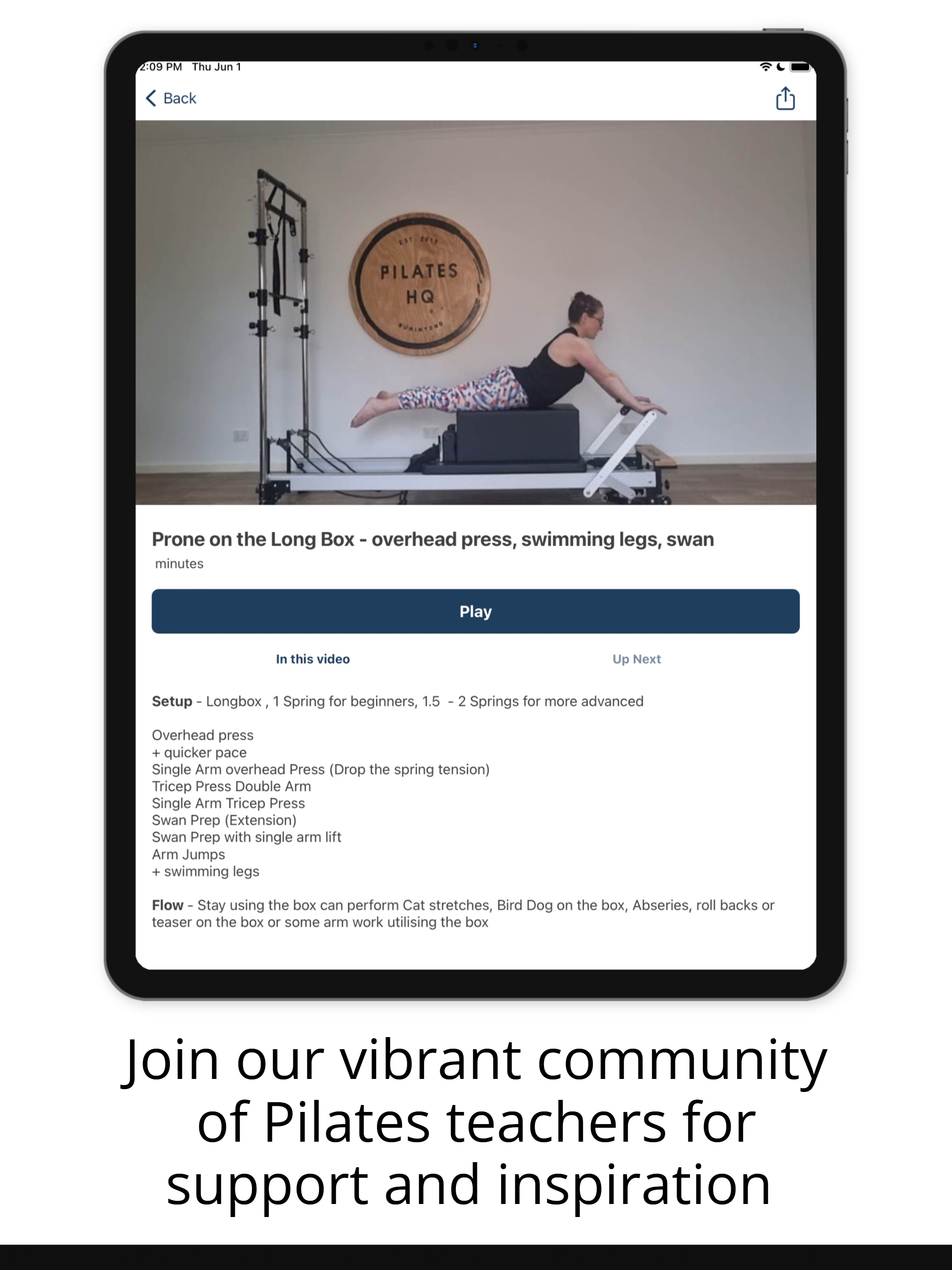 The Pilates HQ App