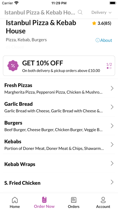 Istanbul Pizza & Kebab House Screenshot