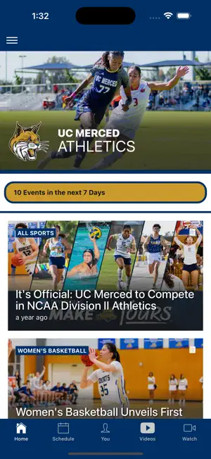 UC Merced Athletics screenshot 1