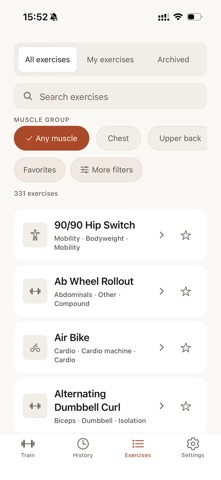 Kelbria – FitNotes Screenshot 3 of 7