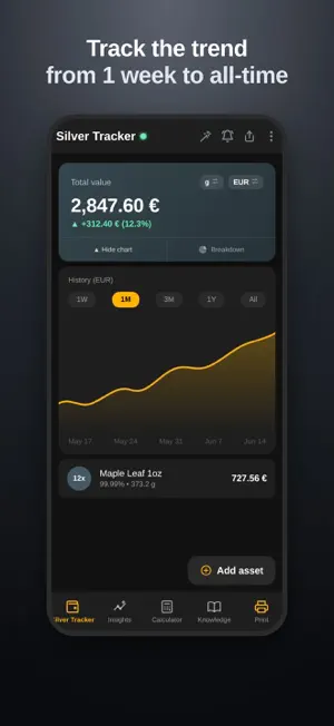 Silver Tracker screenshot 2