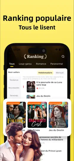 Capture d'écran de AnyStories - Romans & Livres sur iPhone 3