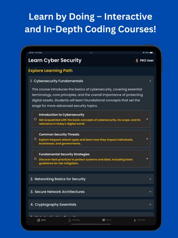 Learn Cyber Security & Hacking iPad screenshot