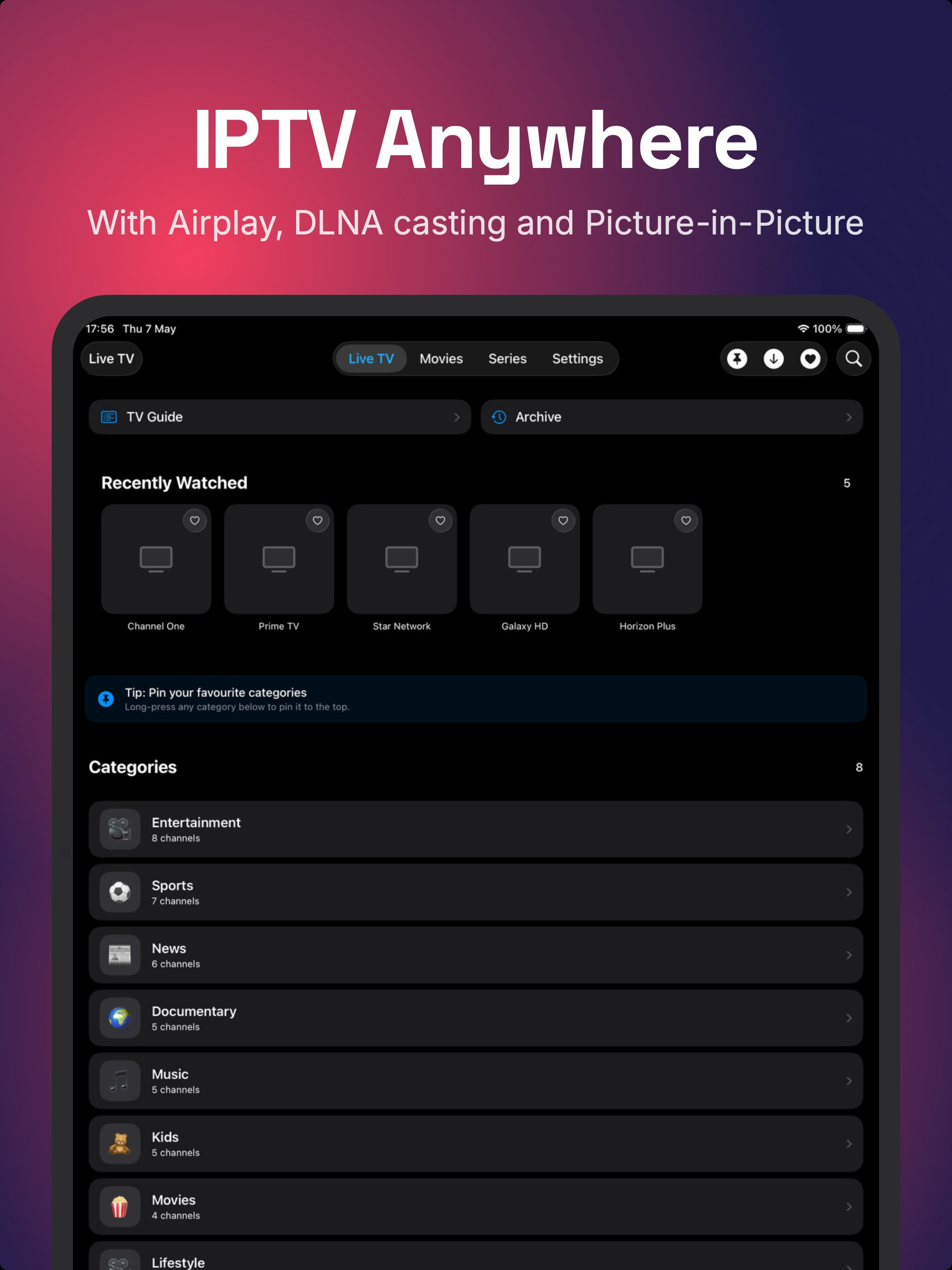 Ocular IPTV