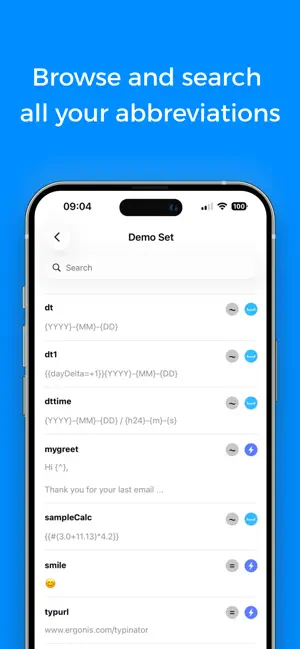 Typinator Mobile screenshot 2