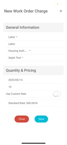Kanso Mobile Work Orders iPhone screenshot