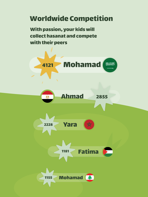 Hasanati: Quran & Sunnah Kids iPad screenshot 7 - Education app