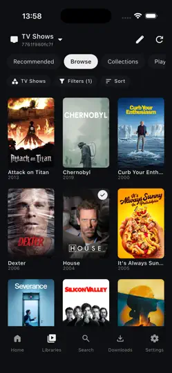 Screenshot von Plezy For Plex & Jellyfin auf dem iPhone 2