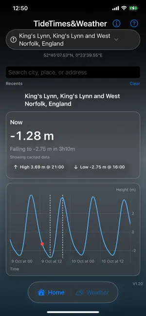 TideTimes&Weather screenshot 1