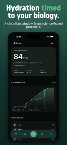 Flux: Hydration Science iPhone screenshot