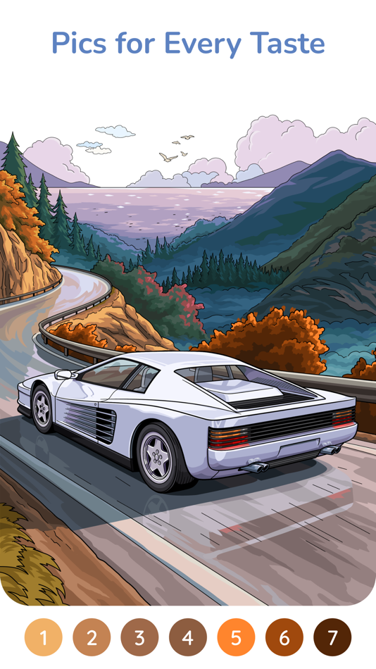 #6. Happy Color by Numbers Game (iOS) Bởi: X-Flow