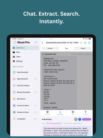 iScan Pro ▸ Smart Scanner iPad screenshot