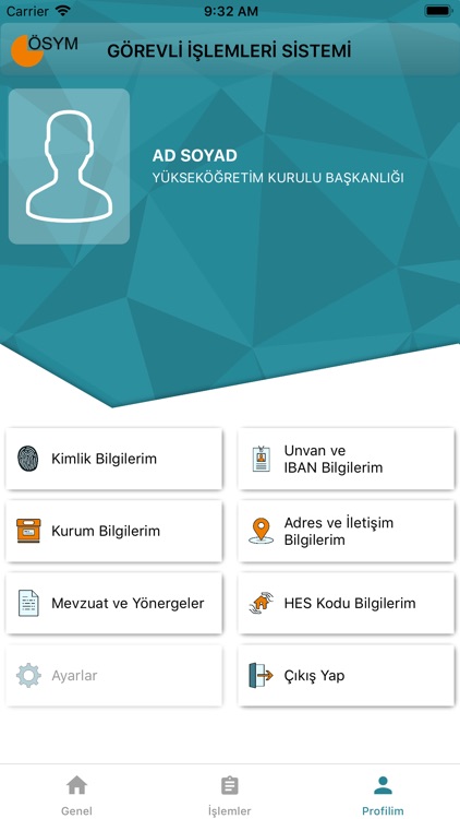 ÖSYM Görevli İşlemleri Sistemi screenshot-3