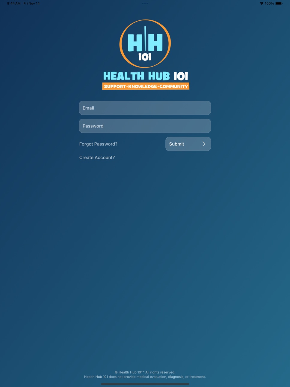 iPad screenshot