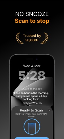 UNNAP: Loud Alarm, Track Sleep screenshot