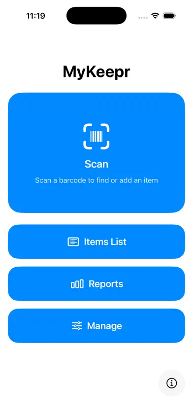 MyKeepr screenshot 1