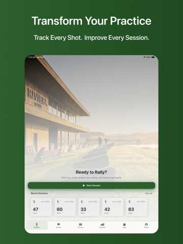 Range Rally: Golf Practice iPad screenshot