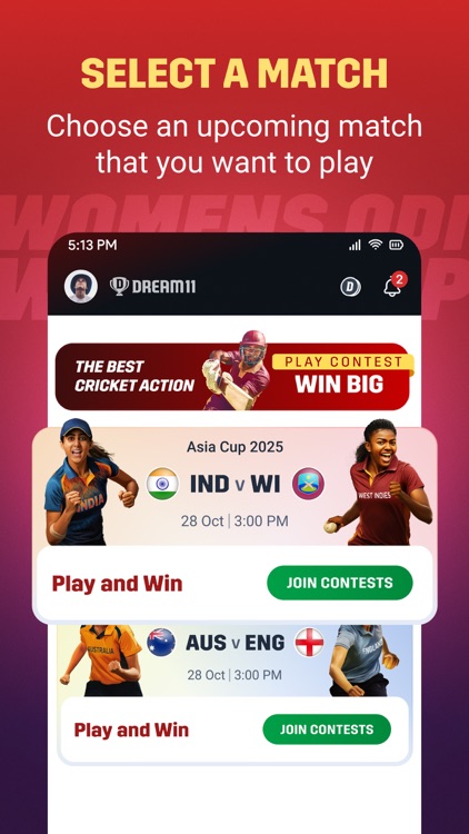 Dream11: Fantasy Cricket App