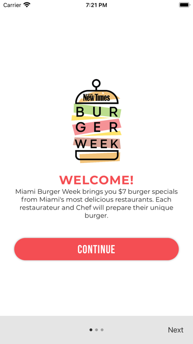 Miami New Times Burger Week Screenshot