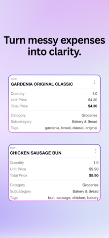 Retrx – Smart Receipt Tracker screenshot