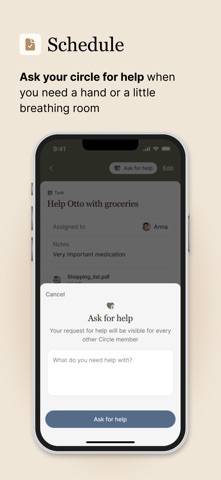 Caily - Care Team & Family Hub iPhone screenshot