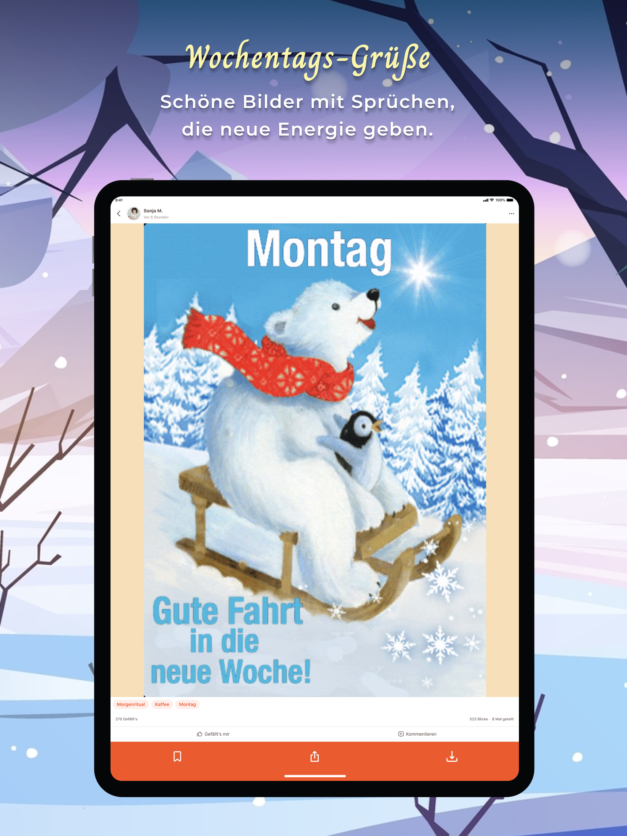 MoinMoin: Guten Morgen Bilder