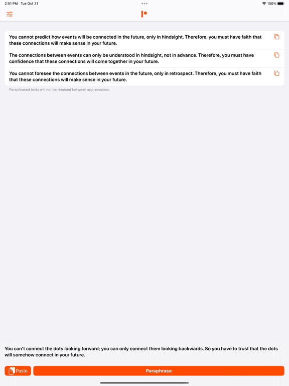 Screenshot #5 pour AI reformulation tool
