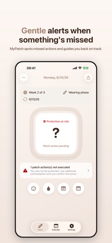 MyPatch - Birth Control Patch iPhone screenshot