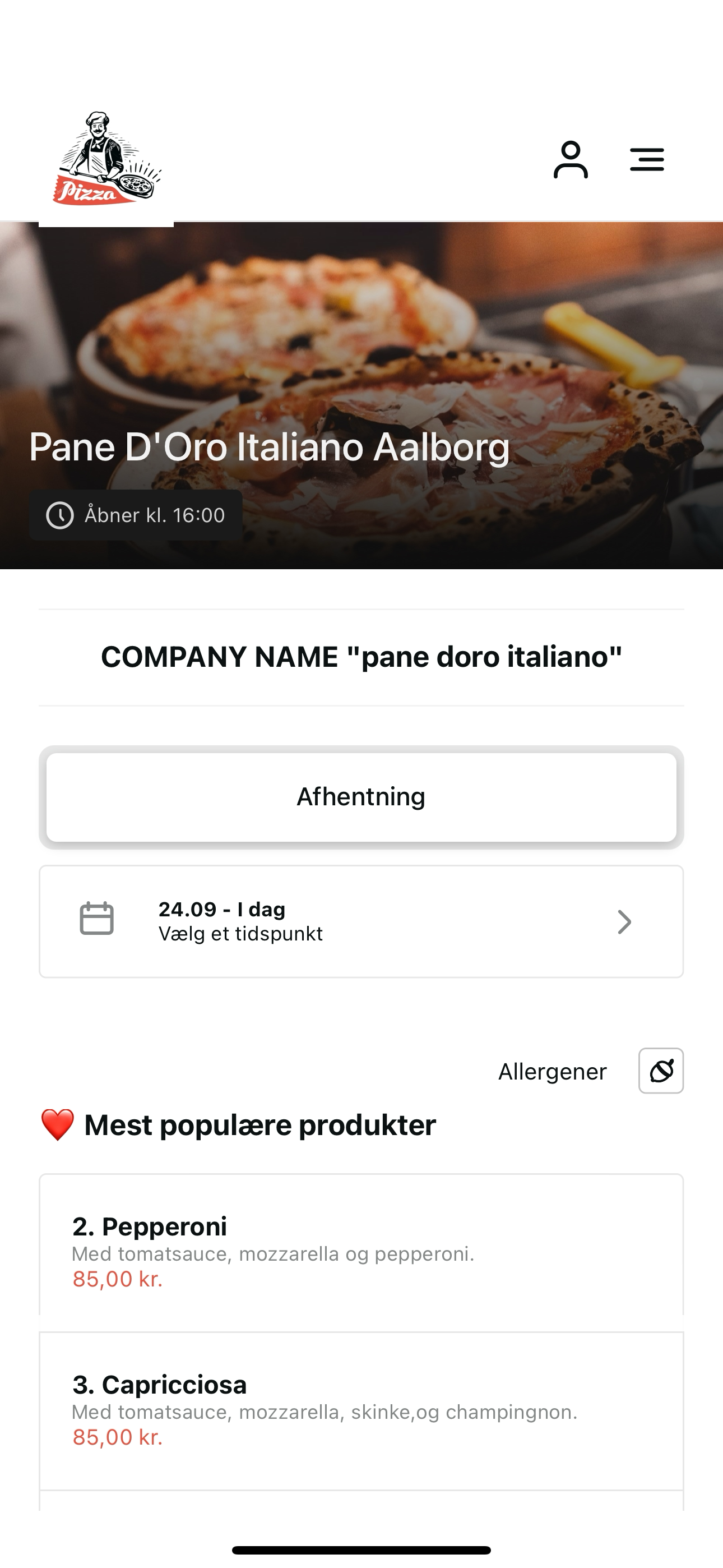 Pane D'Oro Italiano Aalborg