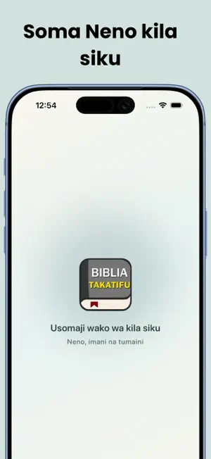 Biblia Takatifu (Swahili) screenshot 1