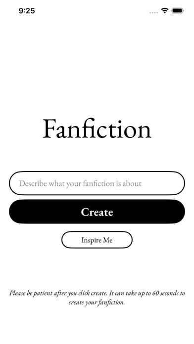 Fanfiction Screenshot