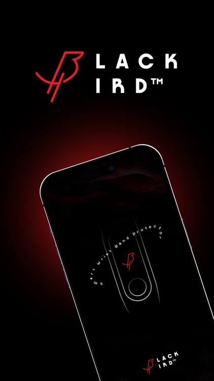 Black Bird Smart Wrist Band