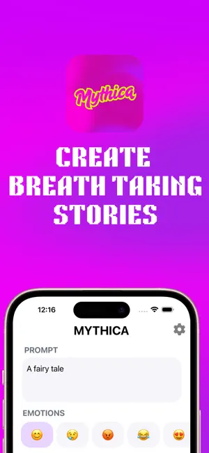 Mythica - AI Stories generator screenshot 2