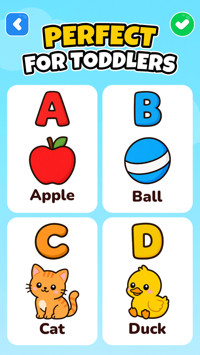 Screenshot #1 pour Toddler Learning Games 2+ Kids