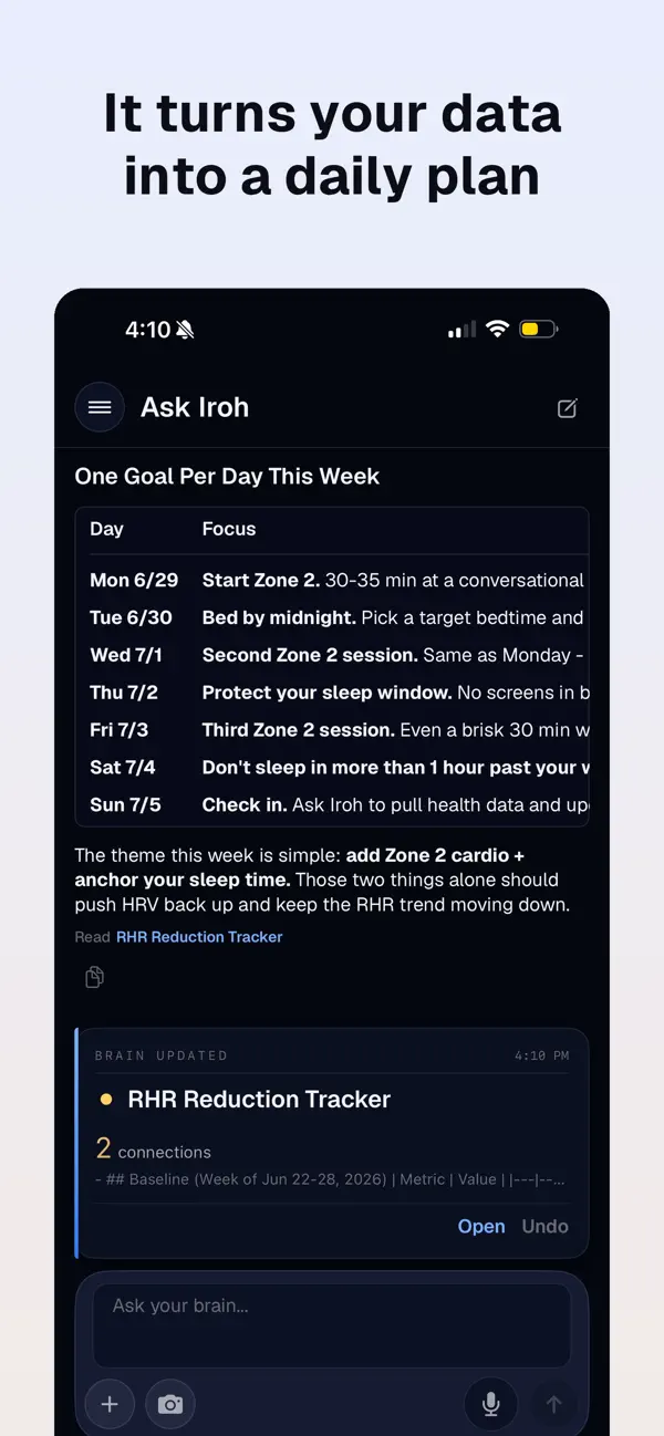 Screenshot #3 pour Iroh: Voice Second Brain