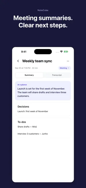 Voice Recorder: NoteCube screenshot 2