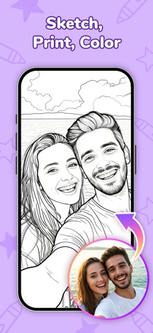 ColorPrint: Outline Pictures iPhone screenshot
