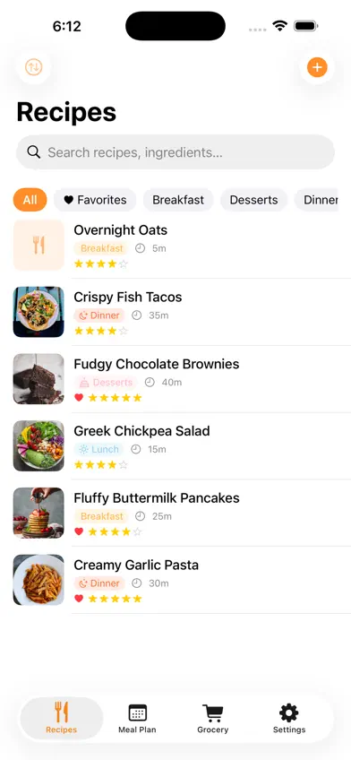 Saffron - Recipe & Meal Plan screenshot 3