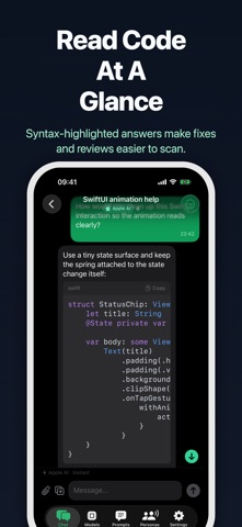 CodingChat AI iPhone screenshot