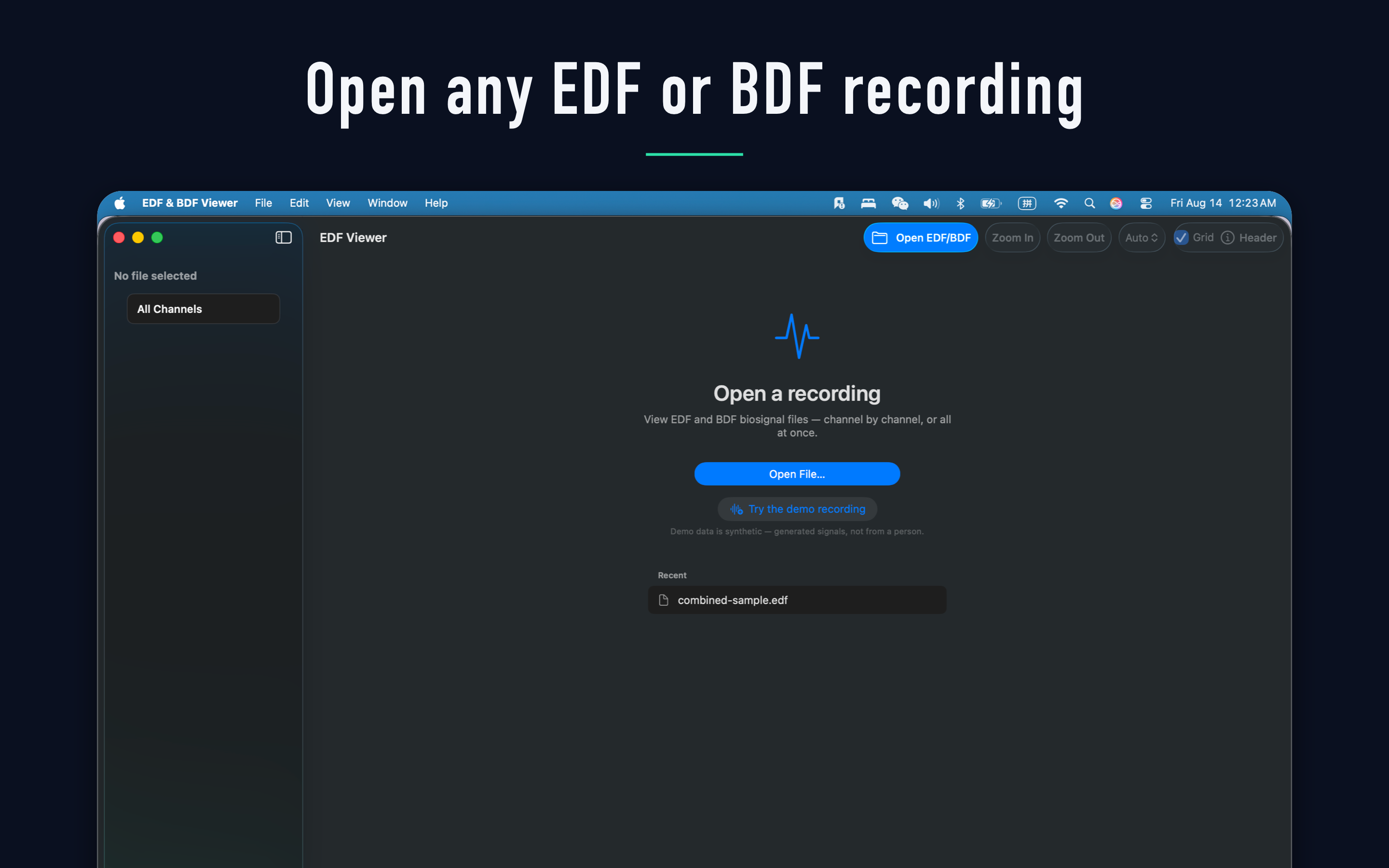 EDF & BDF Viewer screenshot 5