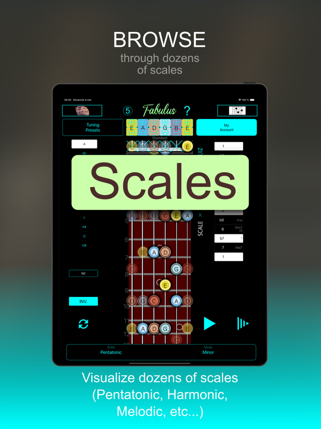 ‎Guitar Chord Analyzer: FABULUS Screenshot